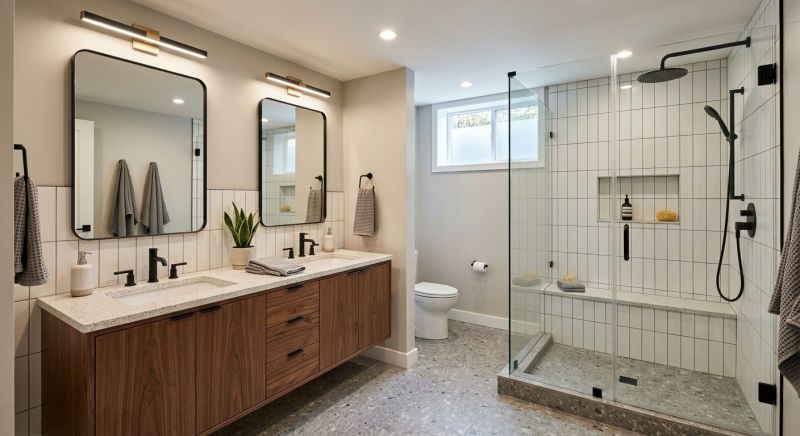 Basement Bathroom Remodeling in Prince William County, VA