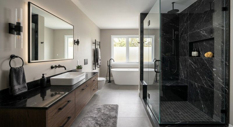 Granite Shower Installation in Prince William County, VA